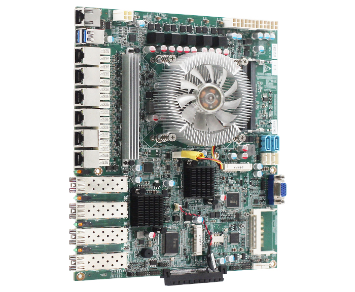 【新品上市】基于Skylake-S/kaby lake-S平臺，6網(wǎng)口4光口網(wǎng)安軟路由主板